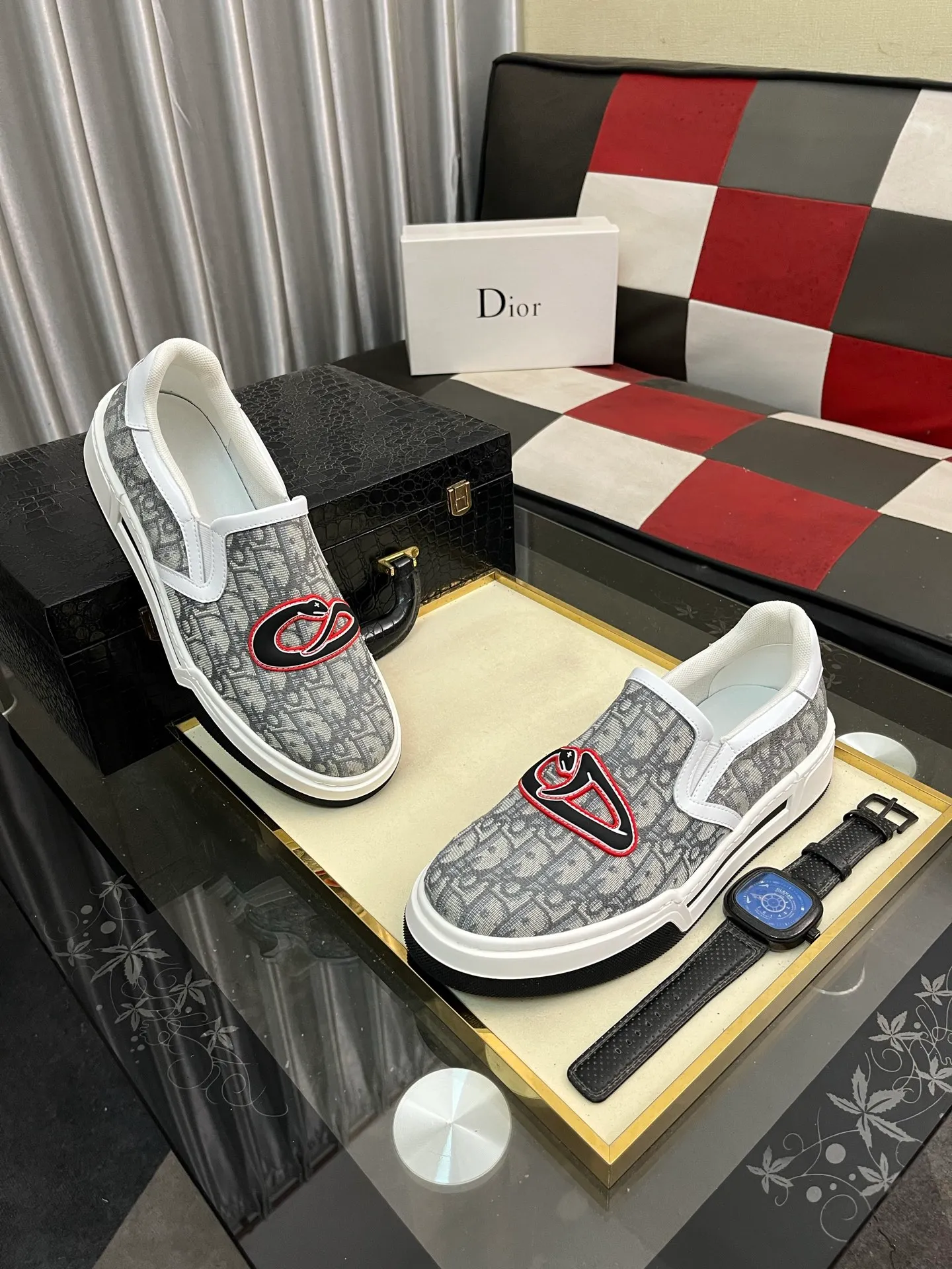 Men's Men's Shoes 💰400⌚️⌚️《Dior DIOR*》The latest and most popular casual shoes, top brand [seduce] luxury~purchase, top~quality. [Strong] The upper is made of imported breathable cowhide material ➕ breathable sheepskin feet (•) with fine workmanship. Original personalized fashionable soft rubber wear-resistant outsole, size: 38-442️⃣colors available